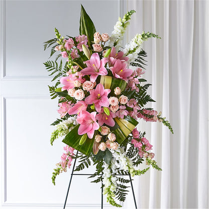 Elegant Embrace Standing Spray –  Flowerland, Athol MA