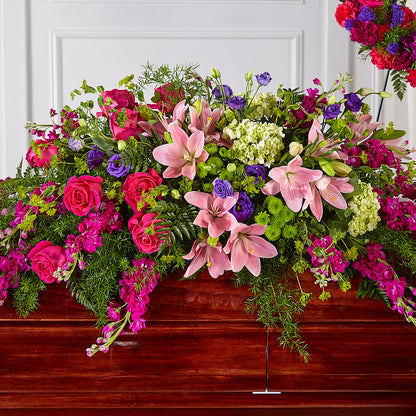 Radiant Tribute Casket Spray –  Flowerland, Athol MA