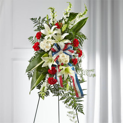 Stars of Life Standing Spray –  Flowerland, Athol MA
