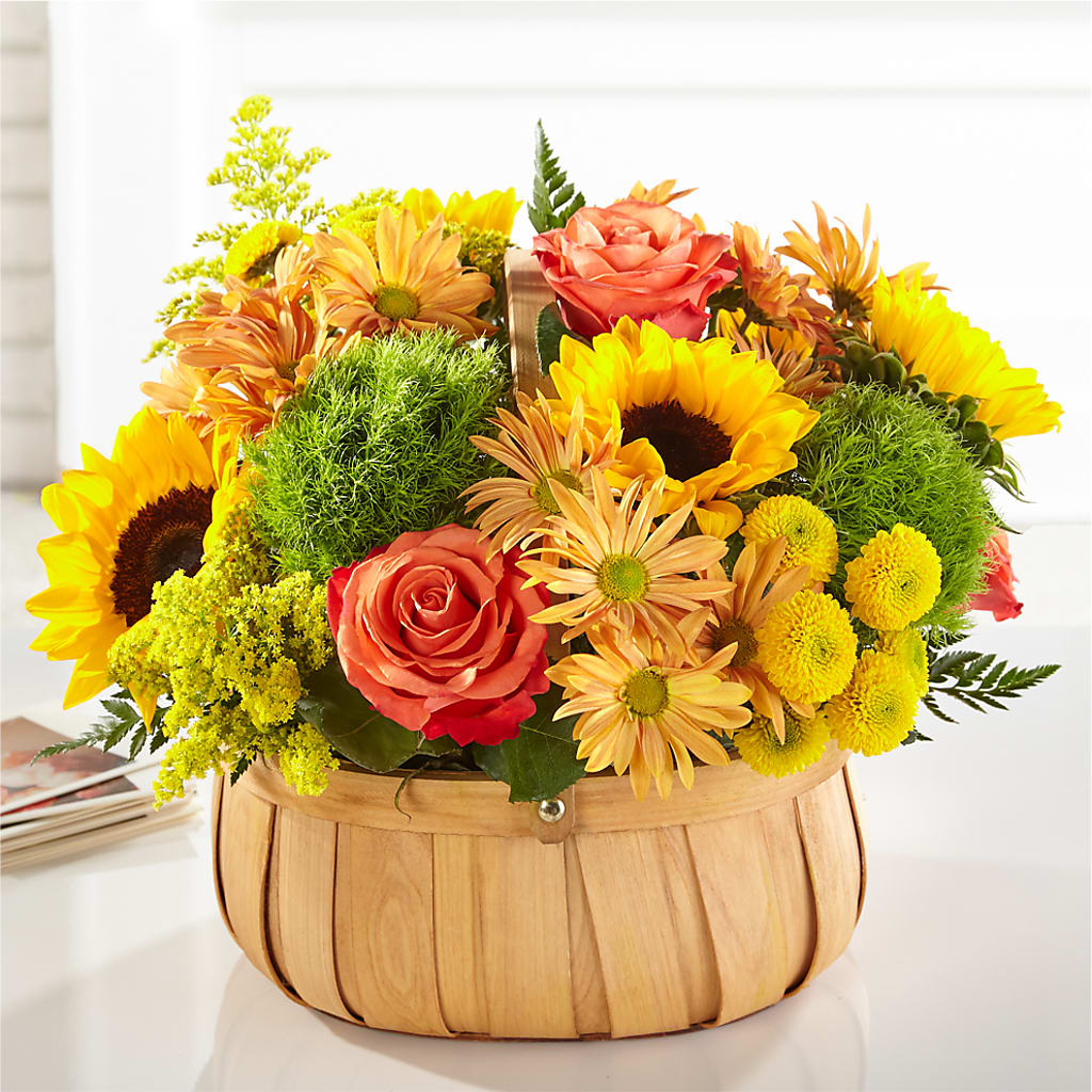 Harvest Sunflower Basket –  Flowerland, Athol MA