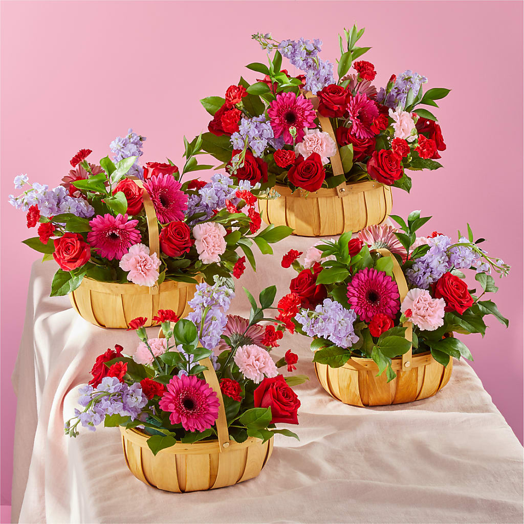 Pink Picnic Basket –  Flowerland, Athol MA