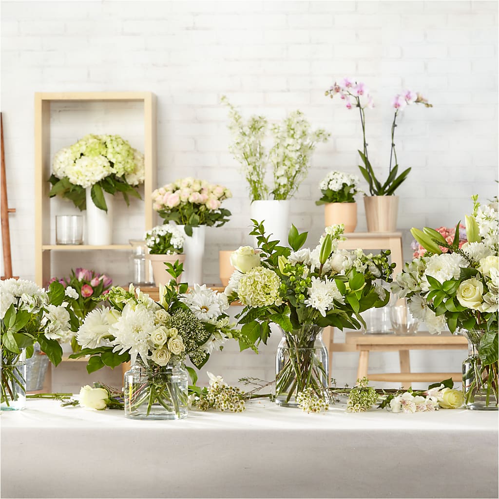 Classic Ivory – A Florist Original –  Flowerland, Athol MA