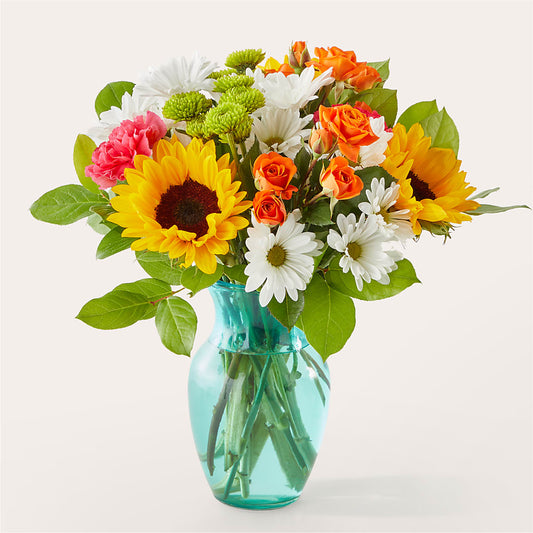 Sun-drenched Blooms Bouquet –  Flowerland, Athol MA