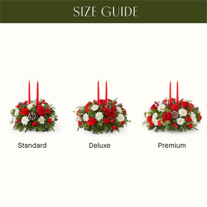 Holiday Soiree Centerpiece –  Flowerland, Athol MA