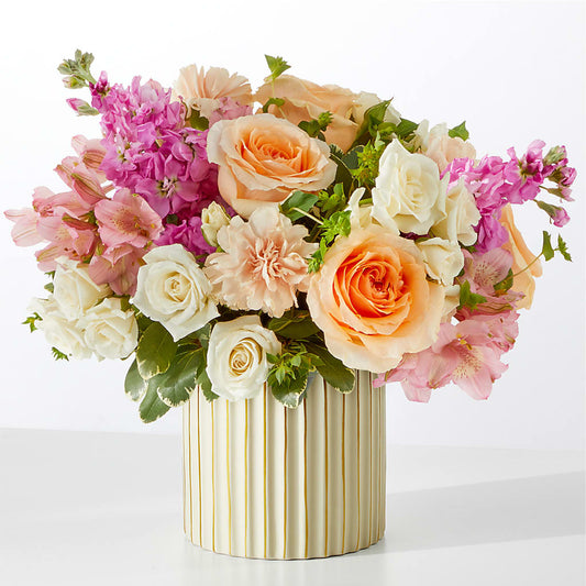 Paradise Bouquet with Ivory Vase –  Flowerland, Athol MA