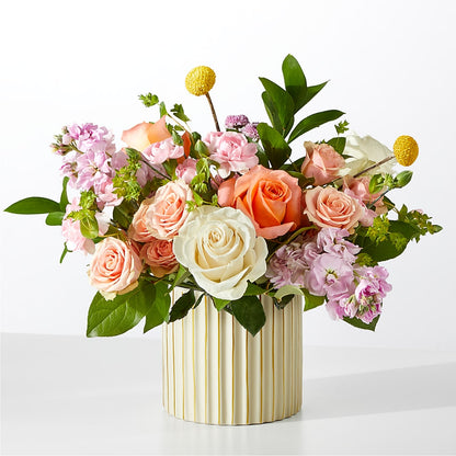 French Market Bouquet with Ivory Vase –  Flowerland, Athol MA