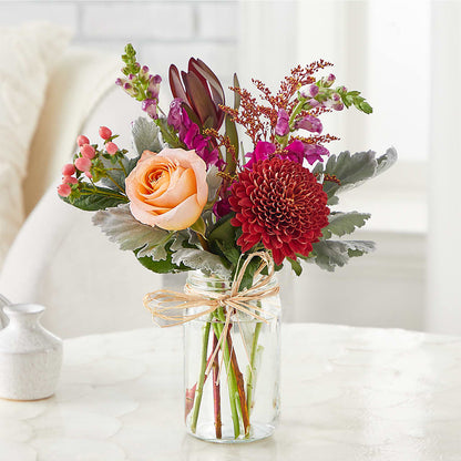 Moody Hues Bouquet –  Flowerland, Athol MA