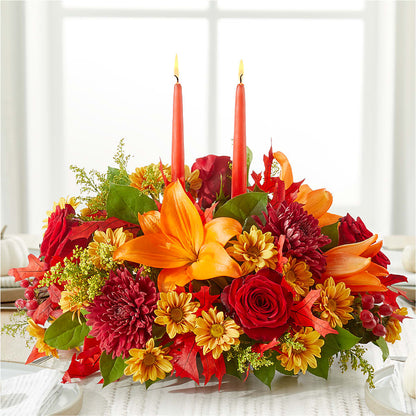Autumn's Embrace Centerpiece –  Flowerland, Athol MA