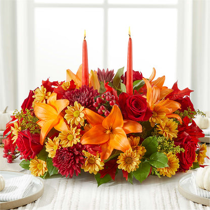 Autumn's Embrace Centerpiece –  Flowerland, Athol MA